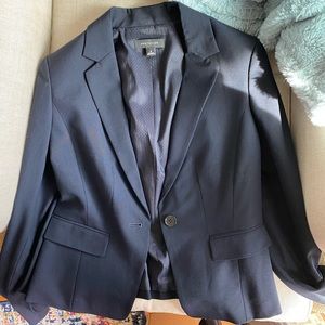 Navy blue Ann Taylor suit jacket worn once